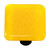 Aquila HK1012-KA: 1-1/2" Solid Square Cabinet Knob w/Aluminum Post - Sunflower Yellow