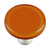 Aquila HK1044-KRB: 1-1/2" Solid Round Cabinet Knob w/Black Post - Burnt Orange