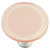 Aquila HK1000-KRB: 1-1/2" Solid Round Cabinet Knob w/Black Post - Petal Pink Aquila HK1000-KRB: 1-1/2" Solid Round Cabinet Knob w/Black Post - Petal Pink