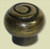 Handcrafted Hardware HKN1010: 1" Spiral Knob - Unlacquered Antique Brass