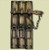 Handcrafted Hardware HLA7016: 5-1/4" 3 Piece Latch w/Chain Lock - Unlacquered Antique Brass Handcrafted Hardware HLA7016: 5-1/4" 3 Piece Latch w/Chain Lock - Unlacquered Antique Brass