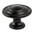 Berenson 0935-155: 1-5/16" Traditional Advantage Four Cabinet Knob - Matte Black