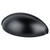 Berenson 0967-155: 64mm cc Transitional Advantage Three Cup Cabinet Pull - Matte Black