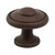 Berenson 2928-1FE: 1-3/16" Euro Traditions Cabinet Knob - Dull Rust