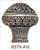 Edgar Berebi 8379an: 1-5/16 Wellington Cabinet Knob - Antique Nickel