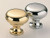 Omnia 9100/31.3: 1-7/32" Legacy Round Cabinet Knob - Polished Brass