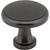 Elements 3970-DACM: 1-3/16" Gatsby Round Cabinet Knob - Gun Metal