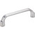 Elements 239-96BC: 96 mm cc Brenton Flat Bar Cabinet Pull - Brushed Chrome