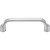 Elements 239-96BC: 96 mm cc Brenton Flat Bar Cabinet Pull - Brushed Chrome