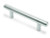 Sugatsune 28192-S: 256mm Modern Bar Cabinet Pull - Satin Stainless Steel