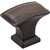 Jeffrey Alexander 435L-DBAC: 1-1/2" Annadale Rectangular Cabinet Knob - Brushed Oil Rubbed Bronze
