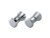Sugatsune DG-BT2-30-SC: 30mm Back-to-Back Knobs for Glass Doors - Satin Chrome
