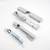 Sugatsune LDD-S-L/LGR: Surface Mount Door Damper (left) - Light Grey