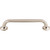 Top Knobs TK594PN: 5-1/16" cc Oculus D-Handle Cabinet Pull - Polished Nickel