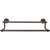 Top Knobs TUSC9ORB: 24" cc Tuscany Double Towel Bar - Oil Rubbed Bronze