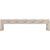 Top Knobs TK562PN: 5-1/16" cc Quilted Flat Bar Cabinet Pull - Polished Nickel
