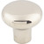 Top Knobs M2088: 1-5/8" Aspen II Round Cabinet Knob - Polished Nickel