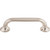 Top Knobs TK593BSN: 3-3/4" cc Oculus D-Handle Cabinet Pull - Brushed Satin Nickel