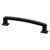Berenson 2048-1055: 160mm cc Hearthstone Cabinet Pull - Matte Black