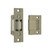 IDH Brass 12017-015: 3-3/8" Heavy Duty Silent Roller Latch w/Strike - Satin Nickel