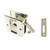 IDH Brass 25411-014: 2-3/4" Pocket Privacy Door Pull - Bright Nickel