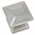 MNG 83514: Large Poise Square Cabinet Knob w/Back Plate - Polished Nickel MNG 83514: Large Poise Square Cabinet Knob w/Back Plate - Polished Nickel