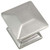 MNG 83528: Large Poise Square Cabinet Knob w/Back Plate - Satin Nickel MNG 83528: Large Poise Square Cabinet Knob w/Back Plate - Satin Nickel