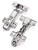 Laurey 10101: Aero-Hinge Full Overlay 110° Concealed Cabinet Hinge - Polished Chrome Laurey 10101: Aero-Hinge Full Overlay 110° Concealed Cabinet Hinge - Polished Chrome