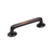 Century 19537-AZ: 4" cc Whistler Cabinet Pull - Aged Bronze
