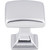 Top Knobs TK721PC: 1-1/8" Contour Square Cabinet Knob - Polished Chrome
