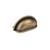 Century 28443-3B: 3" cc Milan Cup Cabinet Pull - Antique Bronze