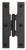 Acorn AH5BQ: 4" H Cabinet Hinge (pair) - Black Smooth Iron Acorn AH5BQ: 4" H Cabinet Hinge (pair) - Black Smooth Iron
