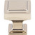 Top Knobs TK701PN: 1-1/8" Ascendra Square Cabinet Knob - Polished Nickel