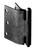 Acorn RK1BQ: 3 x 4" Shutter Hinge With Curved Offset (pair) - Black Rough Iron