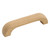 Hickory P687-UW: 96mm cc Natural Woodcraft Cabinet Pull - Unfinished Wood