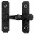 Acorn RLDBP: 2-5/8" Rustic Drop Bar Cabinet Latch - Black Rough Iron Acorn RLDBP: 2-5/8" Rustic Drop Bar Cabinet Latch - Black Rough Iron