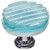 Sietto R-801: 1-1/4" Texture Cabinet Knob - Light Aqua