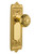 Nostalgic 702852: Egg & Dart Backplate w/Egg & Dart Knob Single Dummy Door Set - Unlacquered Brass