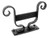 Acorn RM6BG: 9-3/8" Boot Scraper - Black Rough Iron