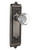 Nostalgic 704225: Egg & Dart Backplate w/Waldorf Knob Privacy Door Set - Antique Pewter