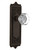 Nostalgic 704227: Egg & Dart Backplate w/Waldorf Knob Privacy Door Set - Oil-Rubbed Bronze