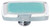 Sietto LK-708: 2" Reflective Cabinet Knob - Aqua