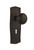 Nostalgic 704450: Prairie Backplate w/New York Knob Privacy Door Set - Oil-Rubbed Bronze
