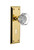 Nostalgic 703659: Mortise New York Plate w/ Waldorf Knob - Unlacquered Brass