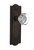 Nostalgic 704377: Meadows Backplate w/Waldorf Knob Passage Door Set - Oil-Rubbed Bronze