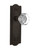 Nostalgic 704389: Meadows Backplate w/Waldorf Knob Single Dummy Door Set - Oil-Rubbed Bronze