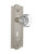 Nostalgic 704394: Meadows Backplate w/Waldorf Knob Privacy Door Set - Satin Nickel