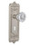 Nostalgic 701929: Mortise Egg and Dart Plate w/ Crystal Knob - Satin Nickel