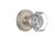 Nostalgic 704836: Classic Rosette w/Waldorf Knob Single Dummy Door Set - Satin Nickel
