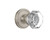 Nostalgic 704836: Classic Rosette w/Waldorf Knob Single Dummy Door Set - Satin Nickel